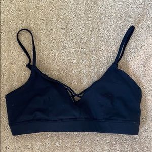 Alo Yoga Black Sports Bra S